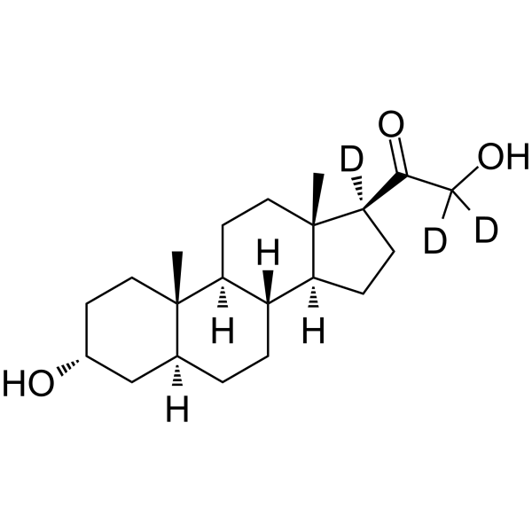 3α,21-Dihydroxy-5α-pregnan-20-one-d3 203805-98-5